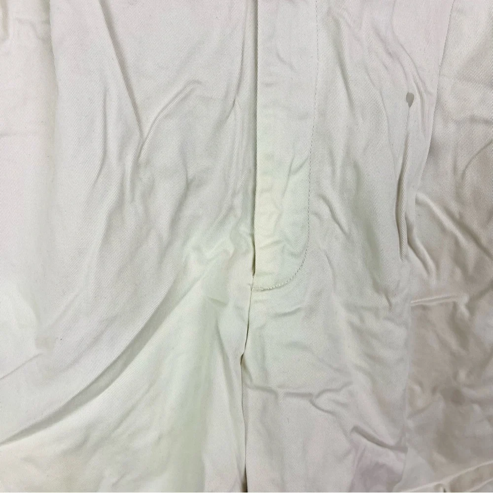 Haggar Men's cream cotton Flat Front Shorts size 34